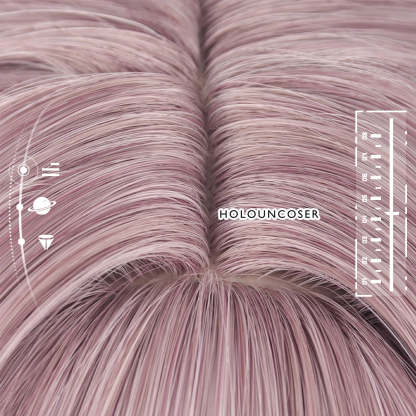 Honkai Star Rail Herta Cosplay Wig - Rose Net Heat Resistant Synthetic Fiber with Adjustable Comb Hairpin-Astricos