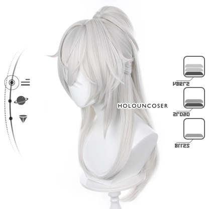 Honkai Star Rail Jing Yuan Cosplay Wig - Rose Net Heat Resistant Synthetic Fiber-Astricos