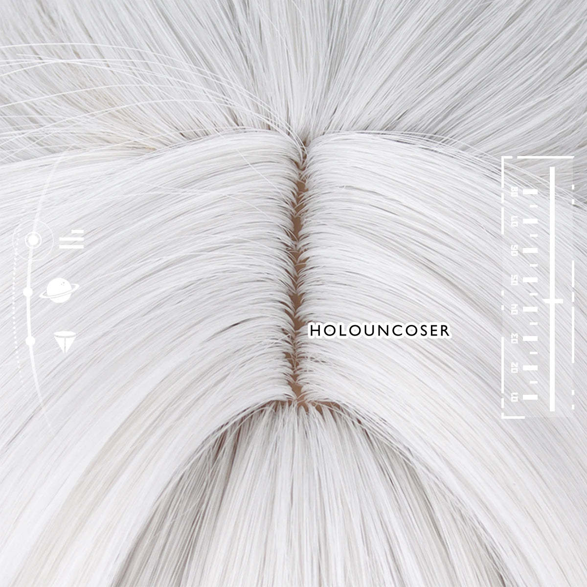 Honkai Star Rail Jing Yuan Cosplay Wig - Rose Net Heat Resistant Synthetic Fiber-Astricos