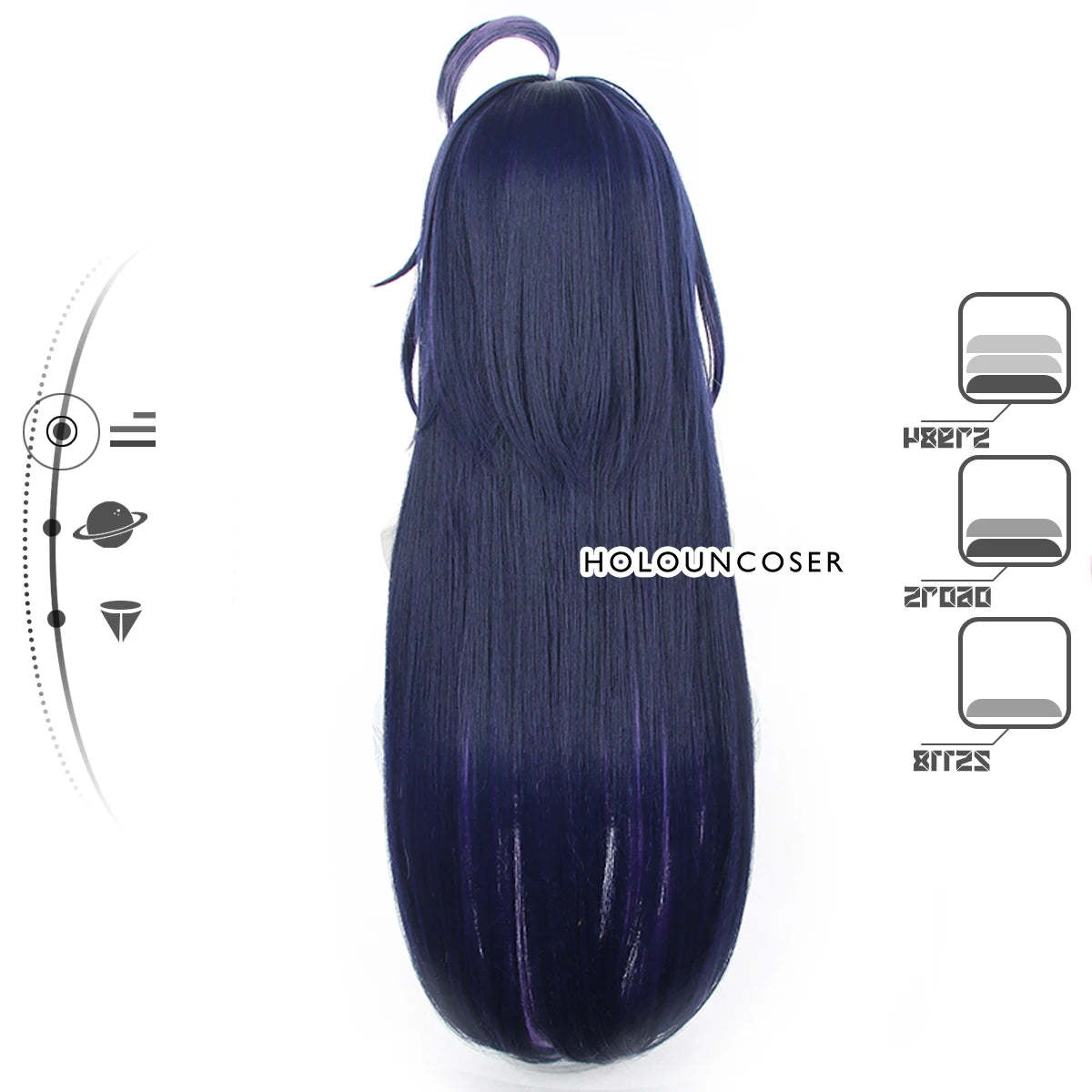 Honkai Star Rail Seele Cosplay Wig - Rose Net Heat Resistant Synthetic Fiber with Comb Hairpin Adjustable-Astricos