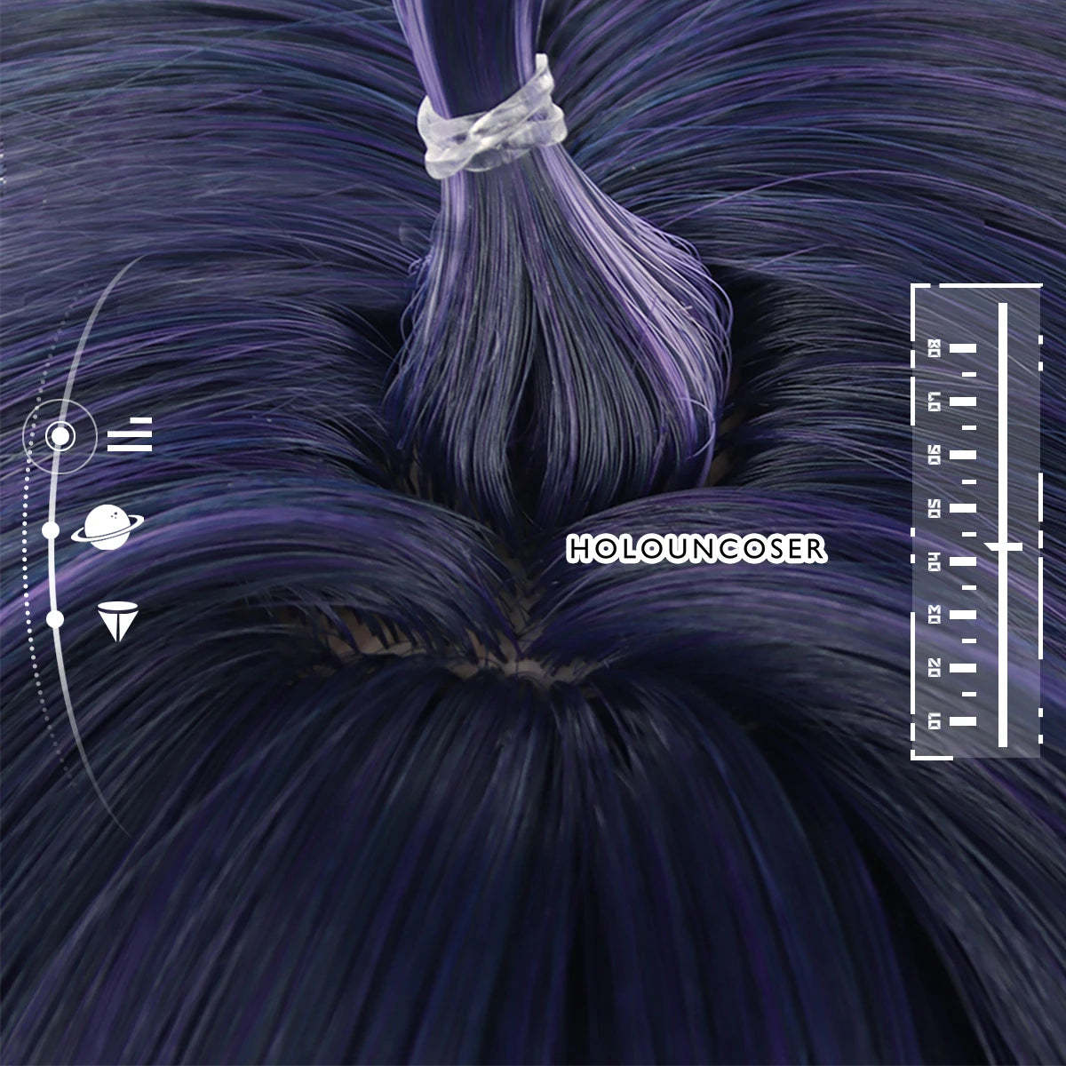 Honkai Star Rail Seele Cosplay Wig - Rose Net Heat Resistant Synthetic Fiber with Comb Hairpin Adjustable-Astricos