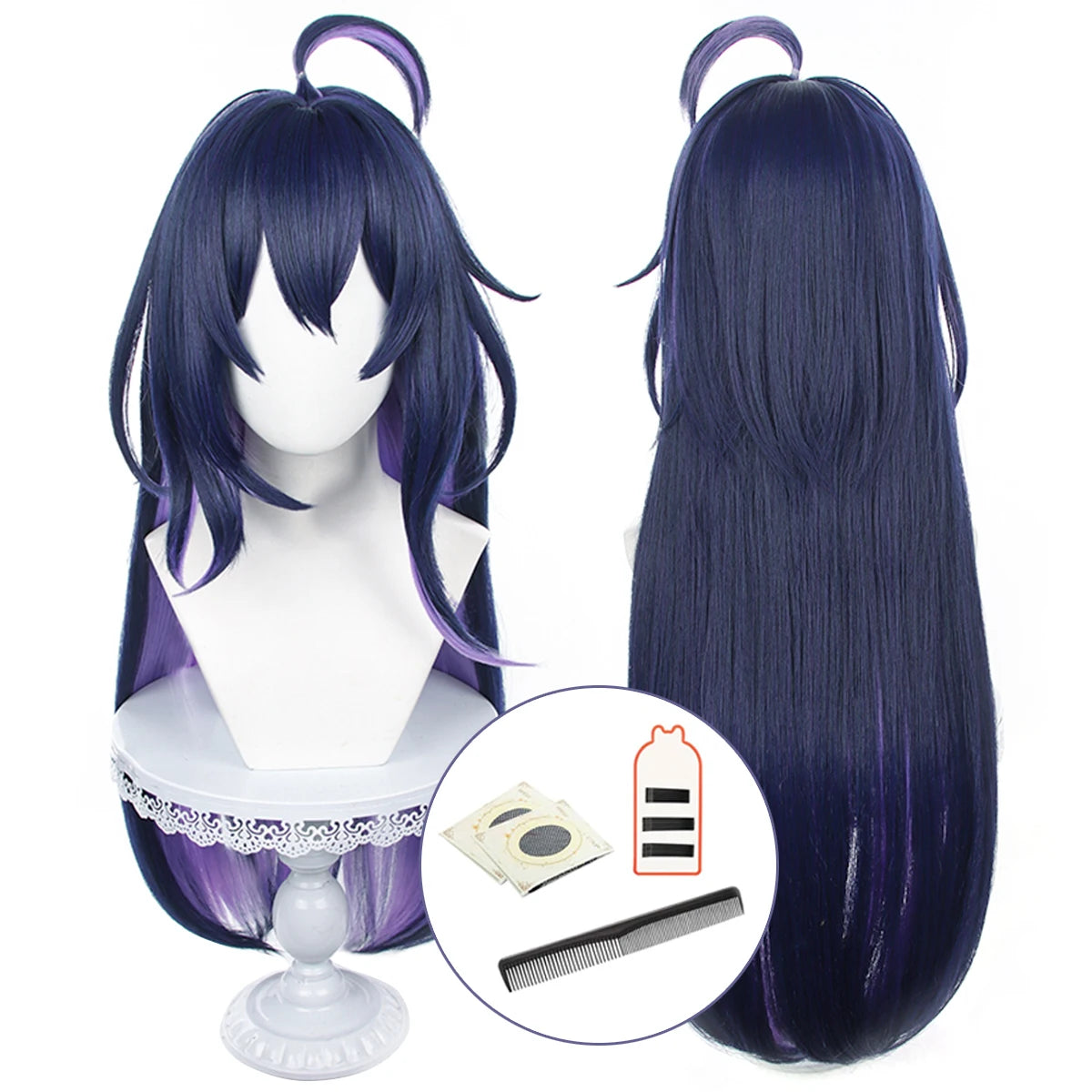 Honkai Star Rail Seele Cosplay Wig - Rose Net Heat Resistant Synthetic Fiber with Comb Hairpin Adjustable-Astricos