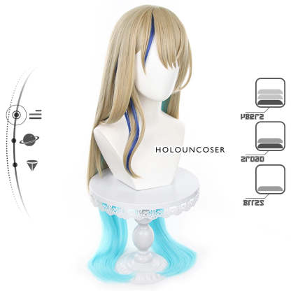 Honkai Star Rail Serval Cosplay Wig - Rose Net Heat Resistant Synthetic Fiber-Astricos