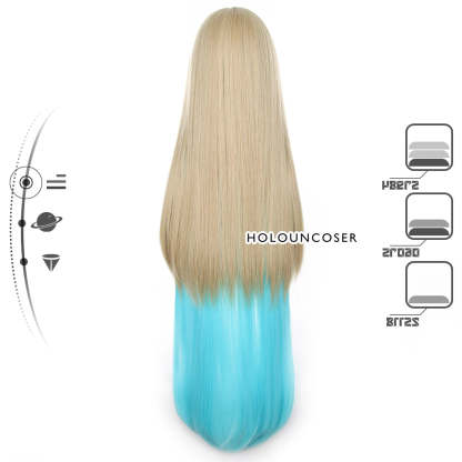 Honkai Star Rail Serval Cosplay Wig - Rose Net Heat Resistant Synthetic Fiber-Astricos