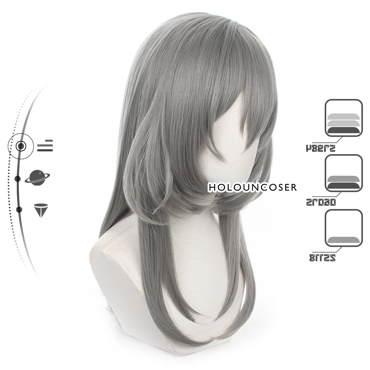 Honkai Star Rail Trailblazer Cosplay Wig - Caelus & Stelle Heat Resistant Synthetic Hair-Astricos