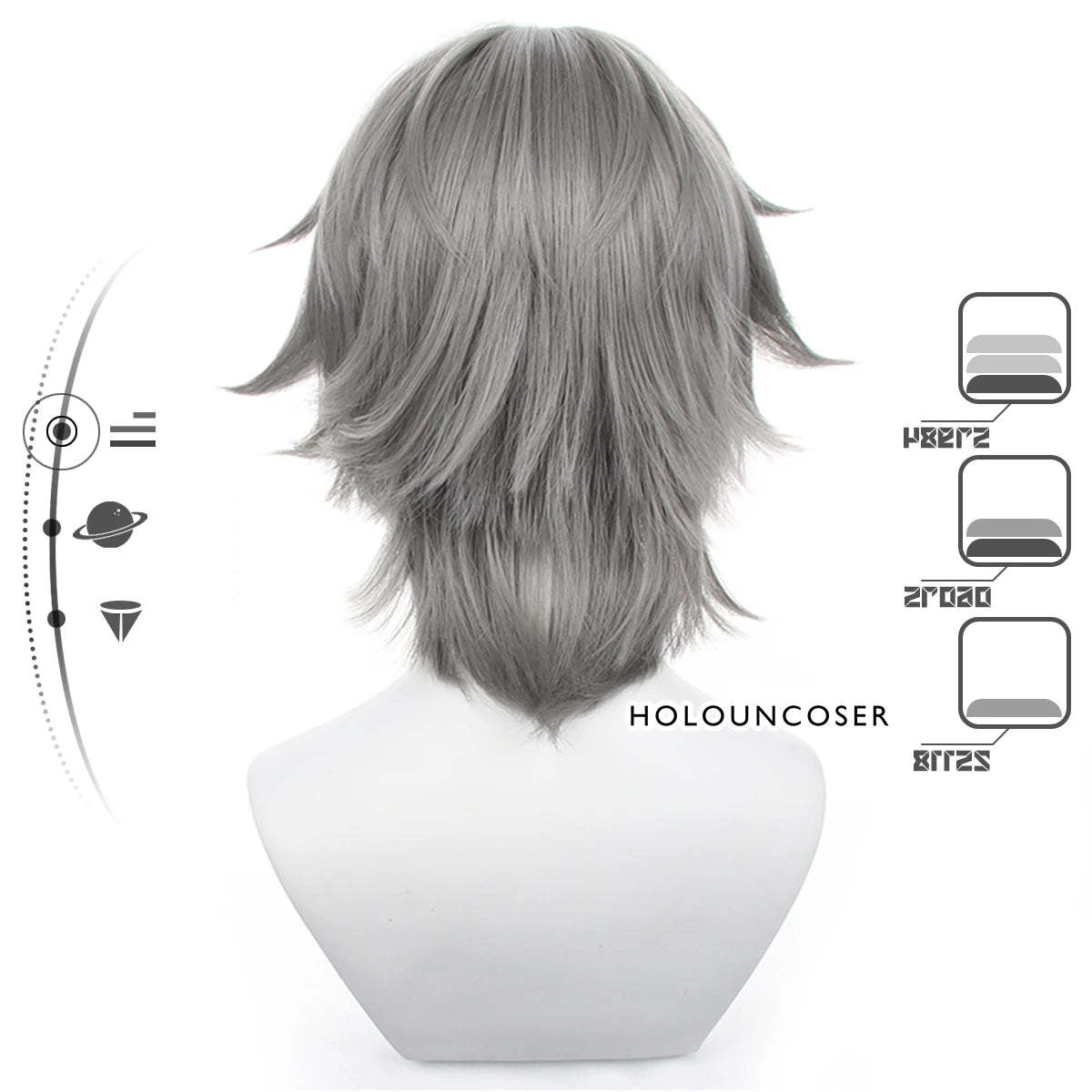 Honkai Star Rail Trailblazer Cosplay Wig - Caelus & Stelle Heat Resistant Synthetic Hair-Astricos