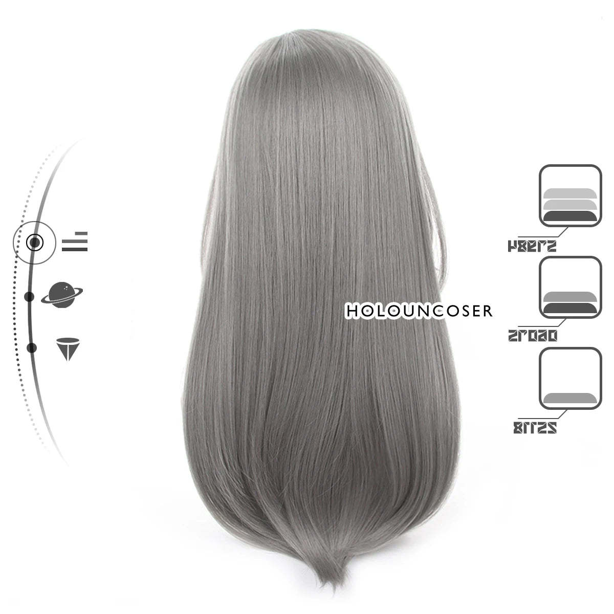 Honkai Star Rail Trailblazer Cosplay Wig - Caelus & Stelle Heat Resistant Synthetic Hair-Astricos
