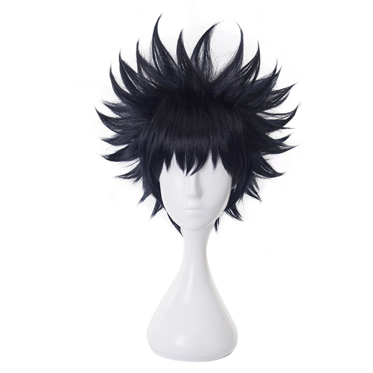 Jujutsu Kaisen JJK Fushiguro Megumi Cosplay Wig - Premium Synthetic Fiber, Adjustable Size for Halloween & Cosplay-Astricos