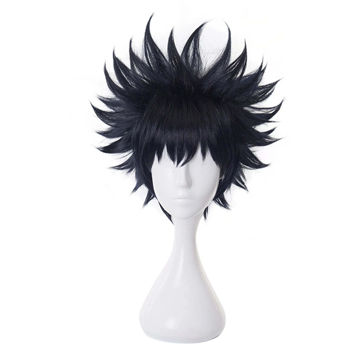 Jujutsu Kaisen JJK Fushiguro Megumi Cosplay Wig - Premium Synthetic Fiber, Adjustable Size for Halloween & Cosplay-Astricos