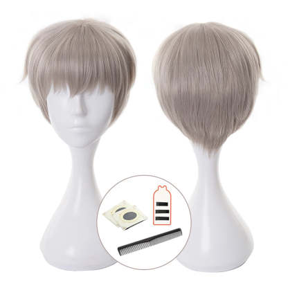 Jujutsu Kaisen JJK Inumaki Toge Cosplay Wig - Rose Net Synthetic Fiber, Adjustable Size for Halloween & Christmas-Astricos