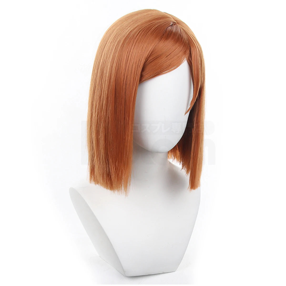 Jujutsu Kaisen Nobara Kugisaki Cosplay Wig - Rose Net Synthetic Fiber, Adjustable Size for Halloween-Astricos