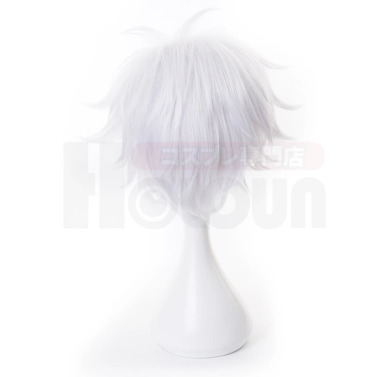 Jujutsu Kaisen Satoru Gojo Cosplay Wig - Rose Net Synthetic Fiber, Adjustable Size for Halloween & Christmas-Astricos