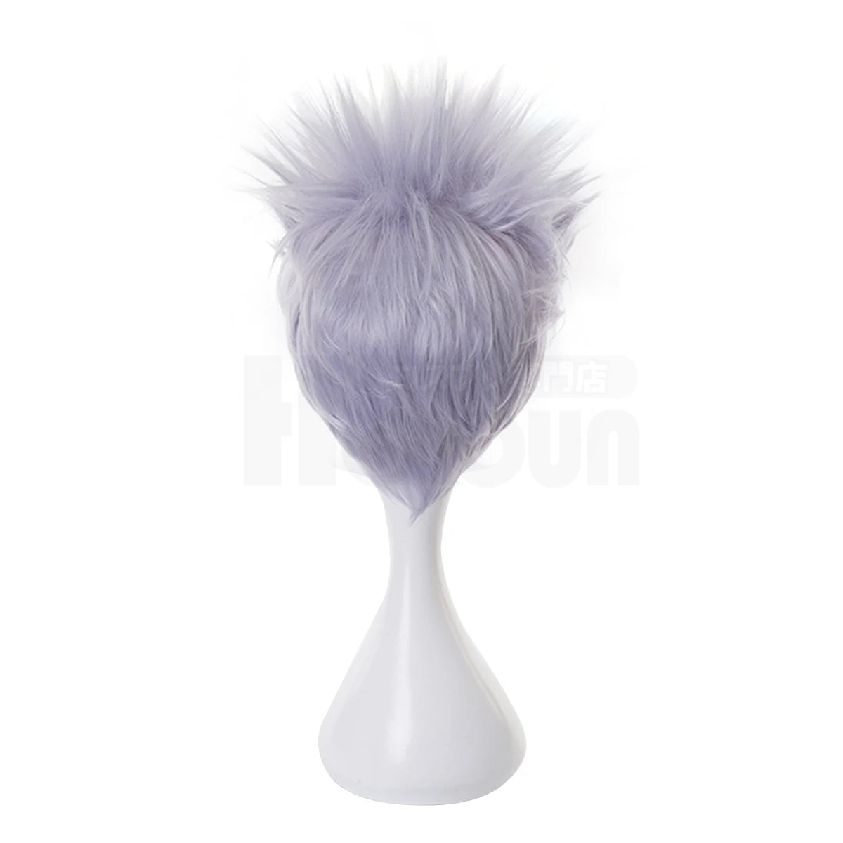 Jujutsu Kaisen Satoru Gojo Cosplay Wig - Adjustable Synthetic Fiber Wig for Halloween & Christmas-Astricos