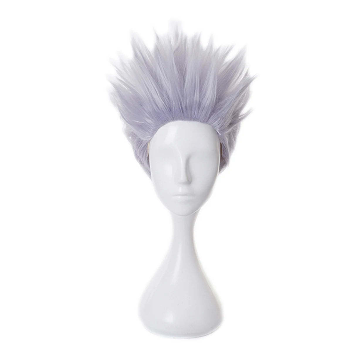 Jujutsu Kaisen Satoru Gojo Cosplay Wig - Adjustable Synthetic Fiber Wig for Halloween & Christmas-Astricos