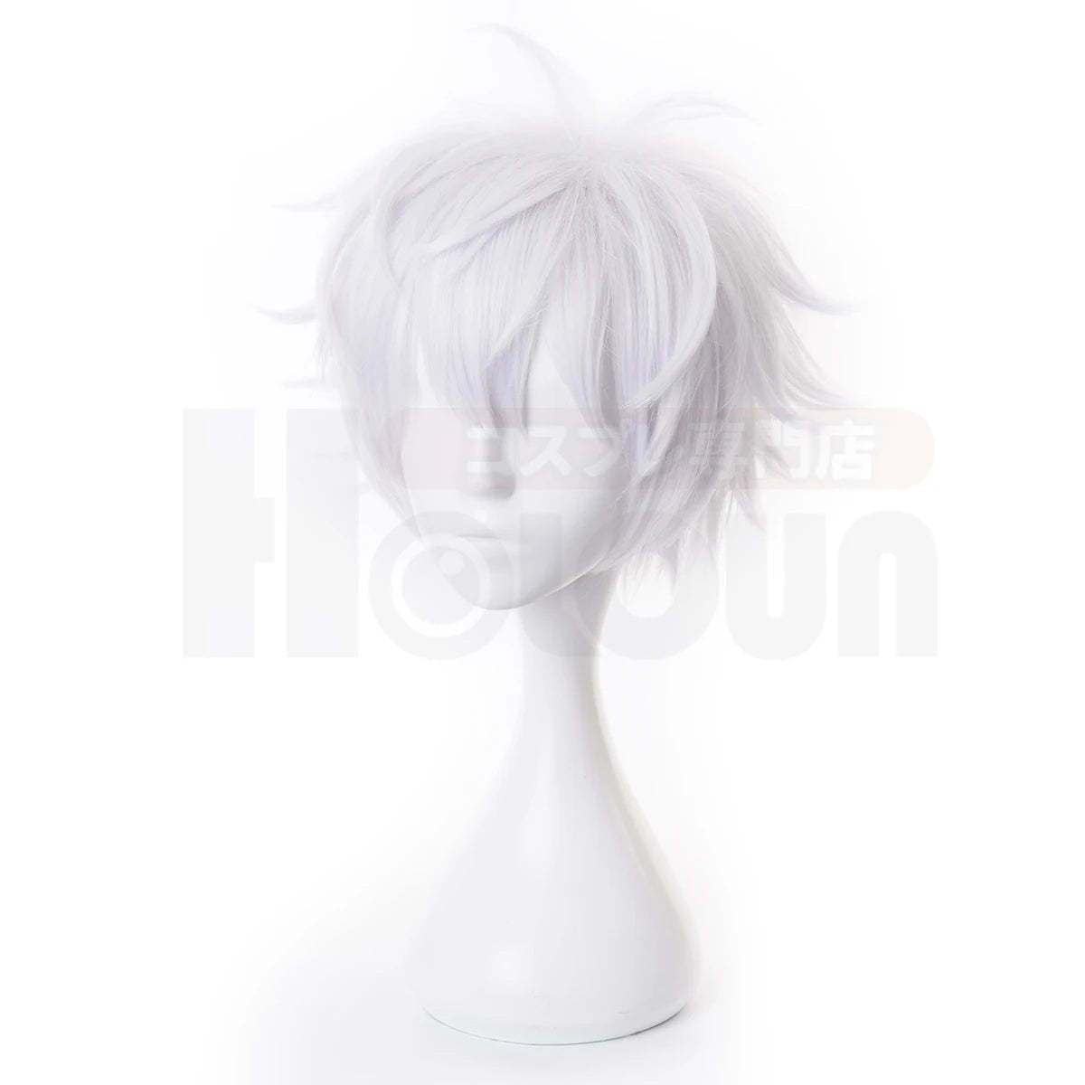 Jujutsu Kaisen Satoru Gojo Cosplay Wig - Rose Net Synthetic Fiber, Adjustable Size for Halloween & Christmas-Astricos