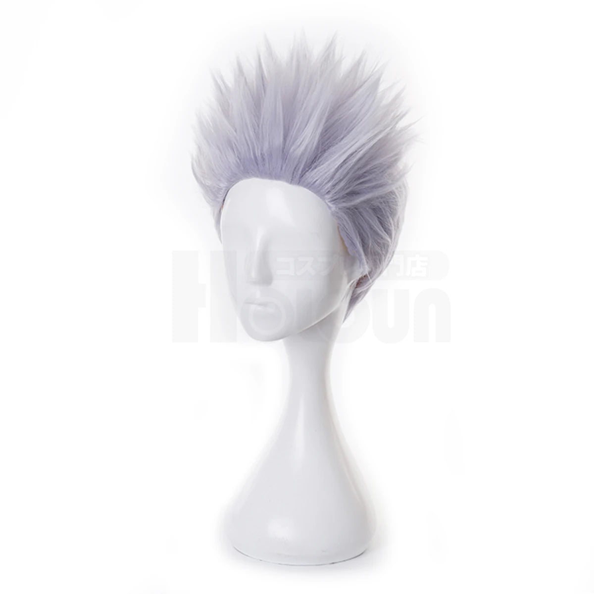 Jujutsu Kaisen Satoru Gojo Cosplay Wig - Adjustable Synthetic Fiber Wig for Halloween & Christmas-Astricos