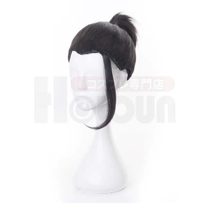 Jujutsu Kaisen JJK Suguru Geto Cosplay Wig - Rose Net Synthetic Fiber, Adjustable Size for Halloween & Christmas-Astricos
