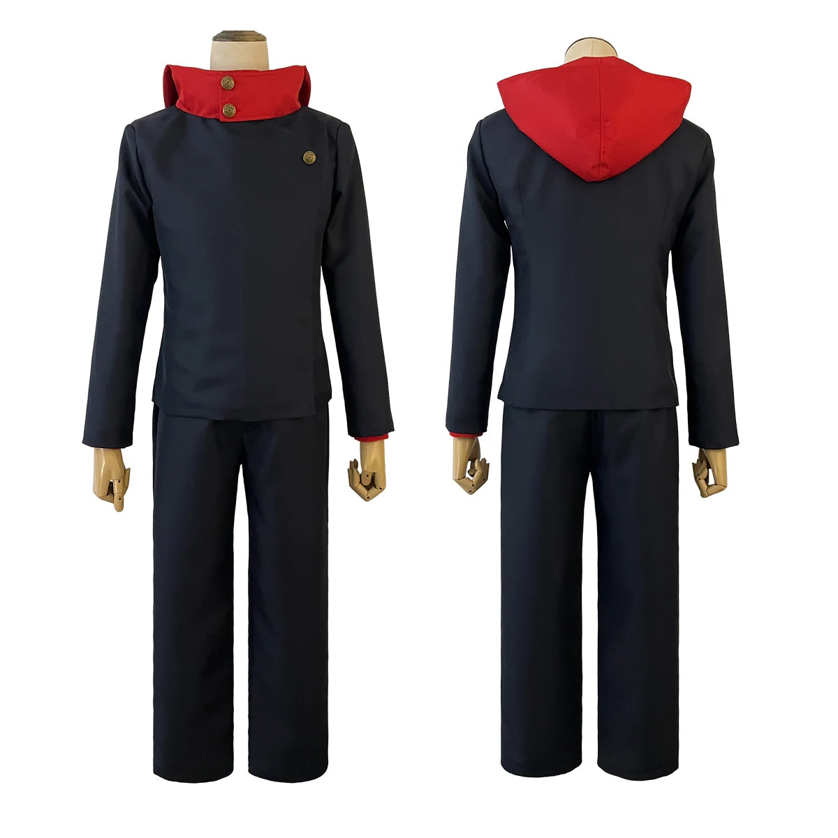 Jujutsu Kaisen Itadori Yuji Cosplay Costume - Wig, Jacket, Pants & Uniform Set-Astricos