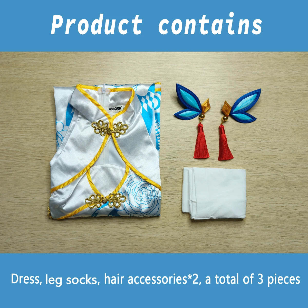 OSHI NO KO Anime Ai Hoshino Cosplay Costume - Cheongsam Chi-pao Sleeveless Dress-Astricos