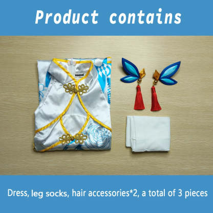 OSHI NO KO Anime Ai Hoshino Cosplay Costume - Cheongsam Chi-pao Sleeveless Dress-Astricos