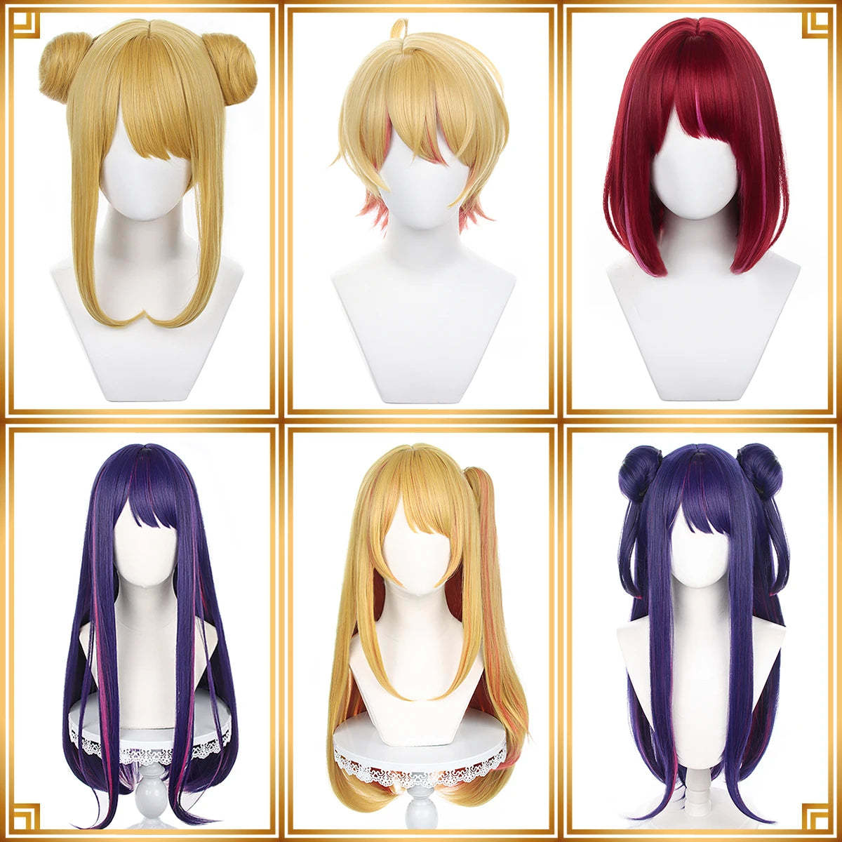OSHI NO KO Ai Hoshino Ruby Hoshino Akua Hoshino Arima Kana Cosplay Wig - High-Quality Synthetic Fiber-Astricos