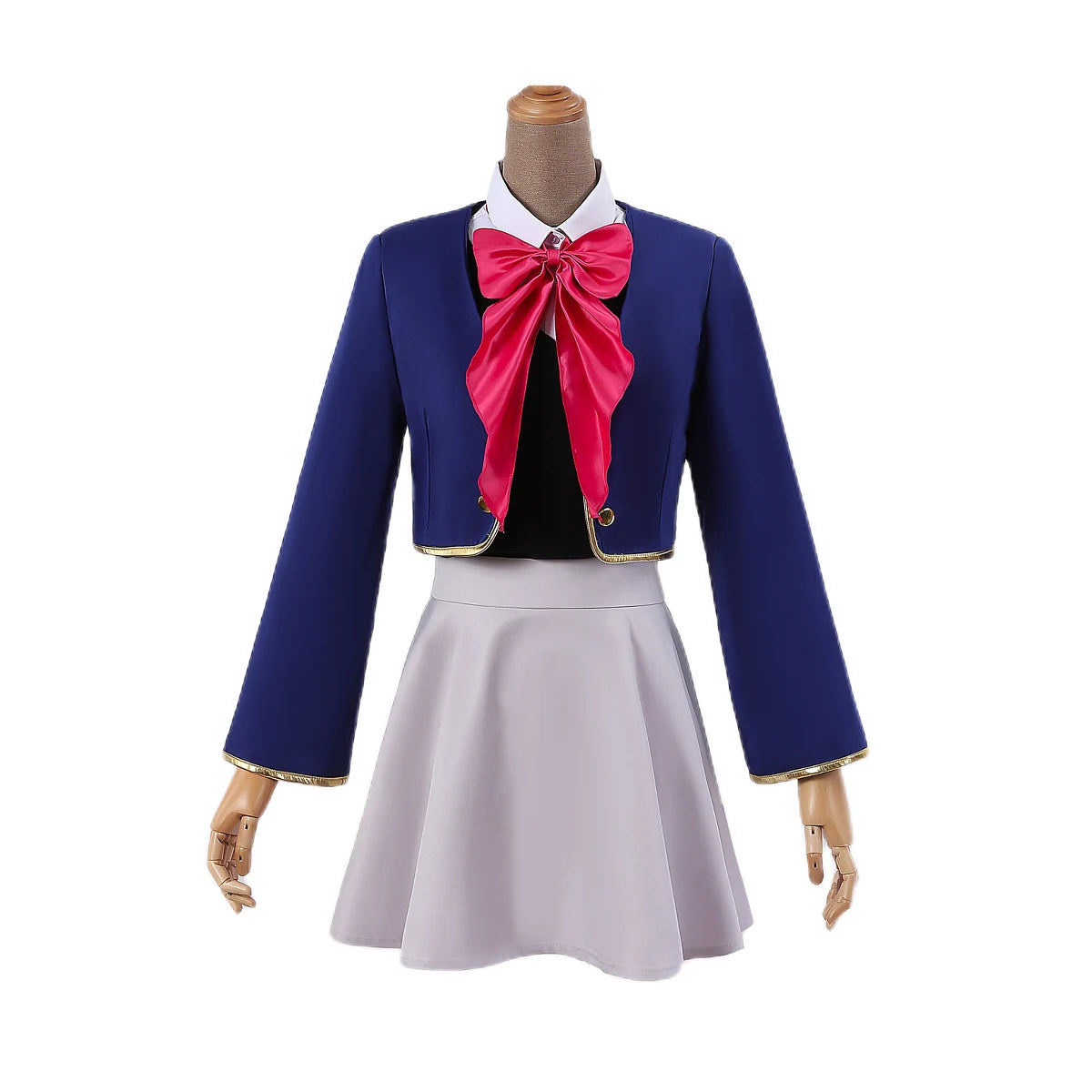 OSHI NO KO Ruby Hoshino Cosplay Costume - Wig, School Uniform Dress & Skirt Set-Astricos