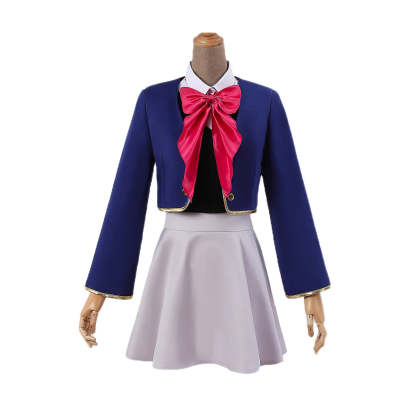 OSHI NO KO Ruby Hoshino Cosplay Costume - Wig, School Uniform Dress & Skirt Set-Astricos