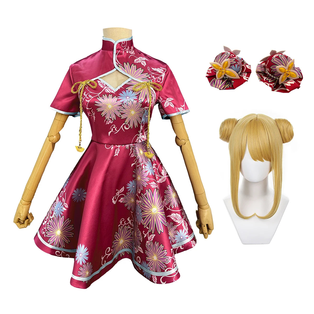 OSHI NO KO Anime Ruby Hoshino Cosplay Cheongsam Dress - Cute & Authentic-Astricos