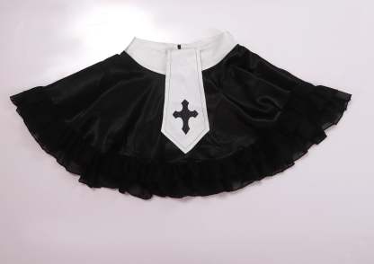 OSHI NO KO Anime Ruby Hoshino Cosplay Costume Set with Wig, Shirt, Shawl, and Skirt-Astricos