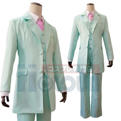 Bonten Rindo Haitani Ran Cosplay Costume - Tokyo Anime Blue Green Suit for Halloween & Casual Wear-Astricos