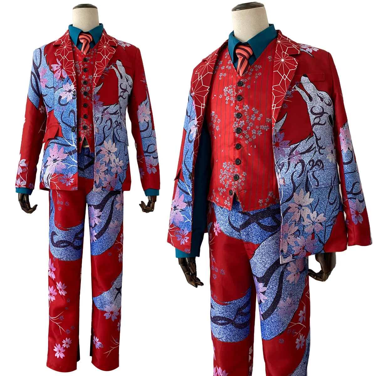 Hajime Kokonoi Red Fox Cosplay Costume 6pcs Set - Tokyo Anime Exhibition Outfit-Astricos