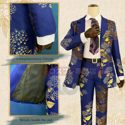 Ken Ryuguji Draken Uniform Blue Dragon 5Pcs Set - Tokyo Anime Cosplay Costume-Astricos