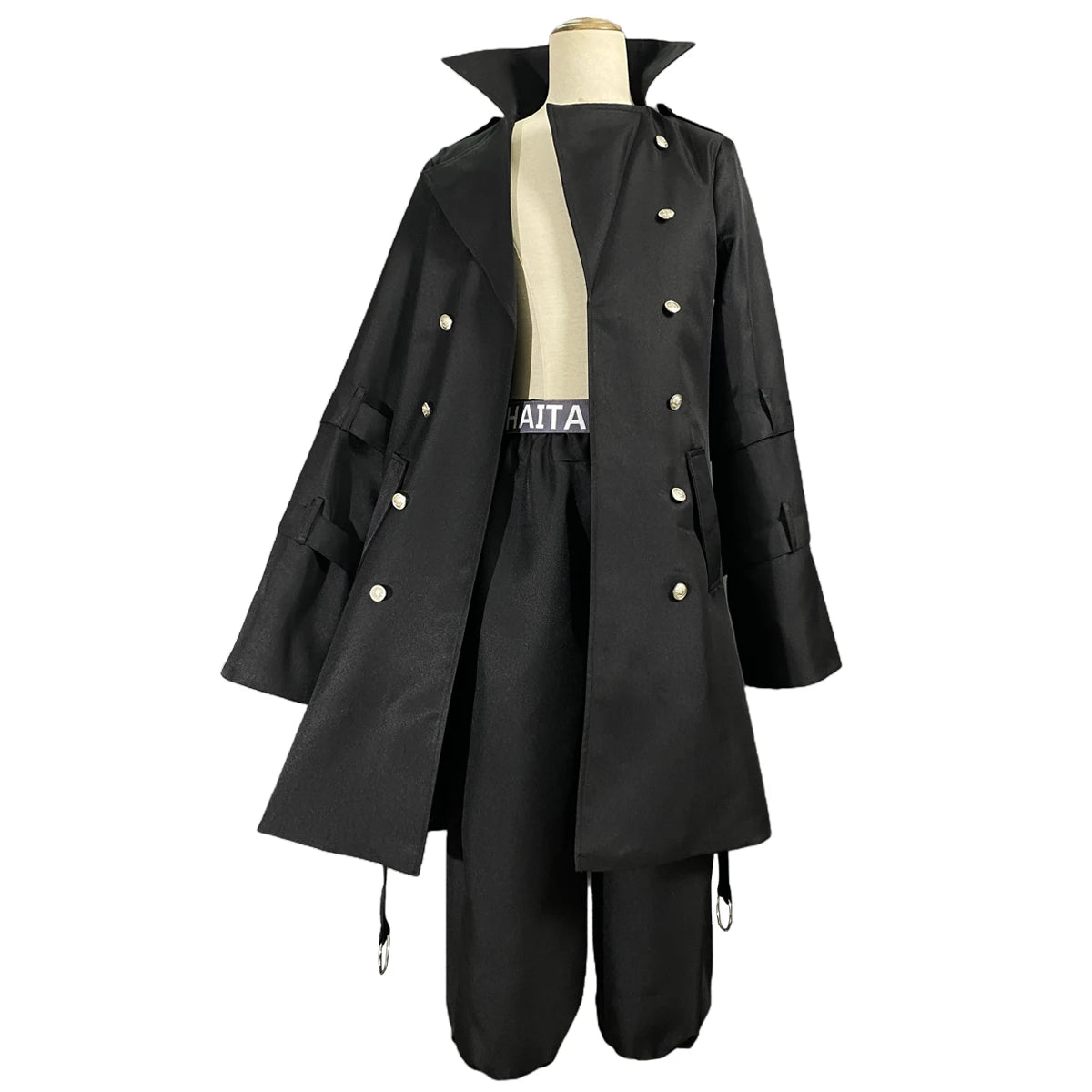 Ran Haitani Brothers Black Trench Coat - Tokyo Anime Cosplay Costume for Halloween & Christmas-Astricos