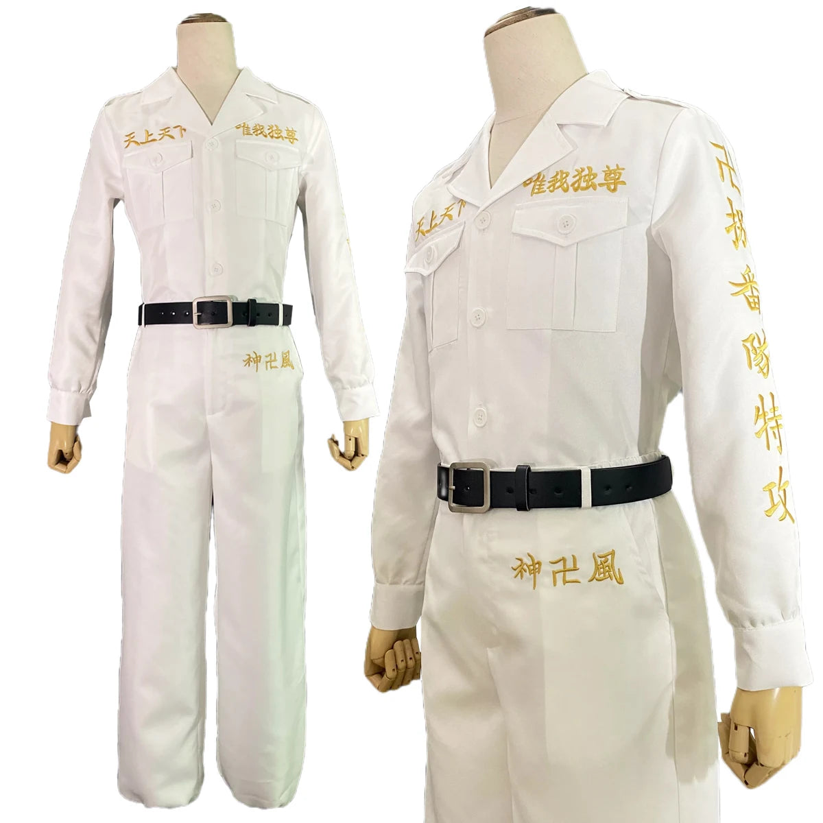 Ran Haitani Rindo Haitani Manji Embroidery Jacket - Tokyo Anime Cosplay Costume | Astricos-Astricos