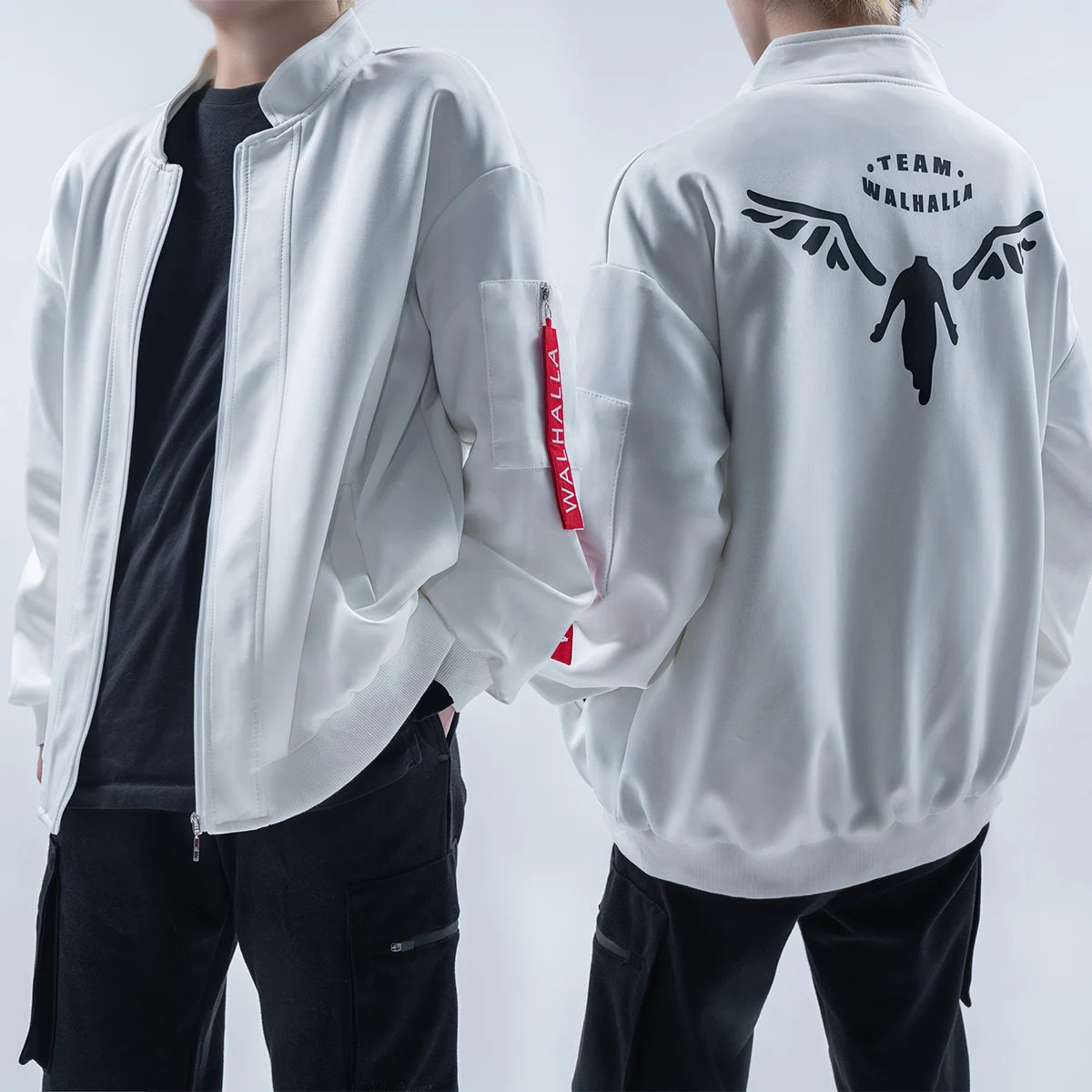 Kazutora Hanemiya Tokyo Anime Cosplay Costume - White Jacket & Earring for Daily Wear-Astricos