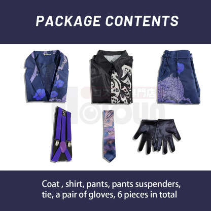 Tokyo Anime Ran Haitani Cosplay Costume - Spider Suit with Pants, Shirt, Tie & Gloves for Halloween & Daily Wear-Astricos
