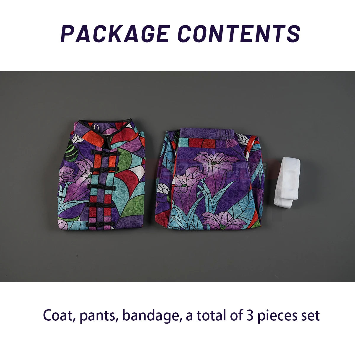 Tokyo Anime Rindo Haitani Cosplay Costume - Wig, Rose Net Jacket, Pants & Bandage Set-Astricos