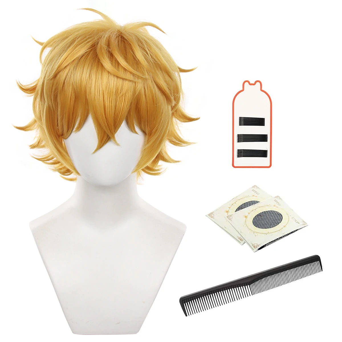 Akihiko Nirei Cosplay Wig - Wind Breaker Anime Rose Net Synthetic Fiber Wig Adjustable Size for Halloween-Astricos