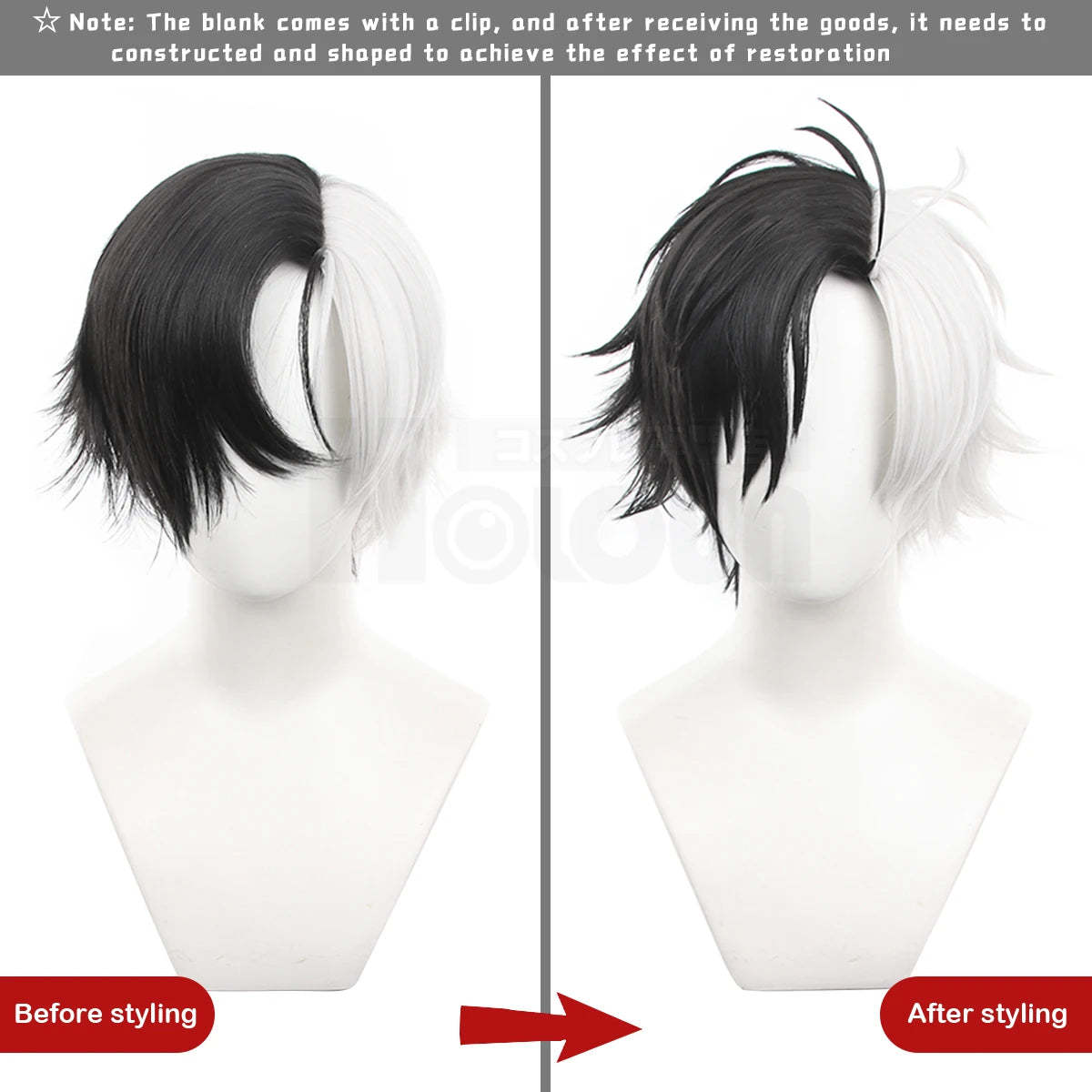 Haruka Sakura Wind Breaker Anime Cosplay Wig - High-Quality Synthetic Fiber, Adjustable Size-Astricos