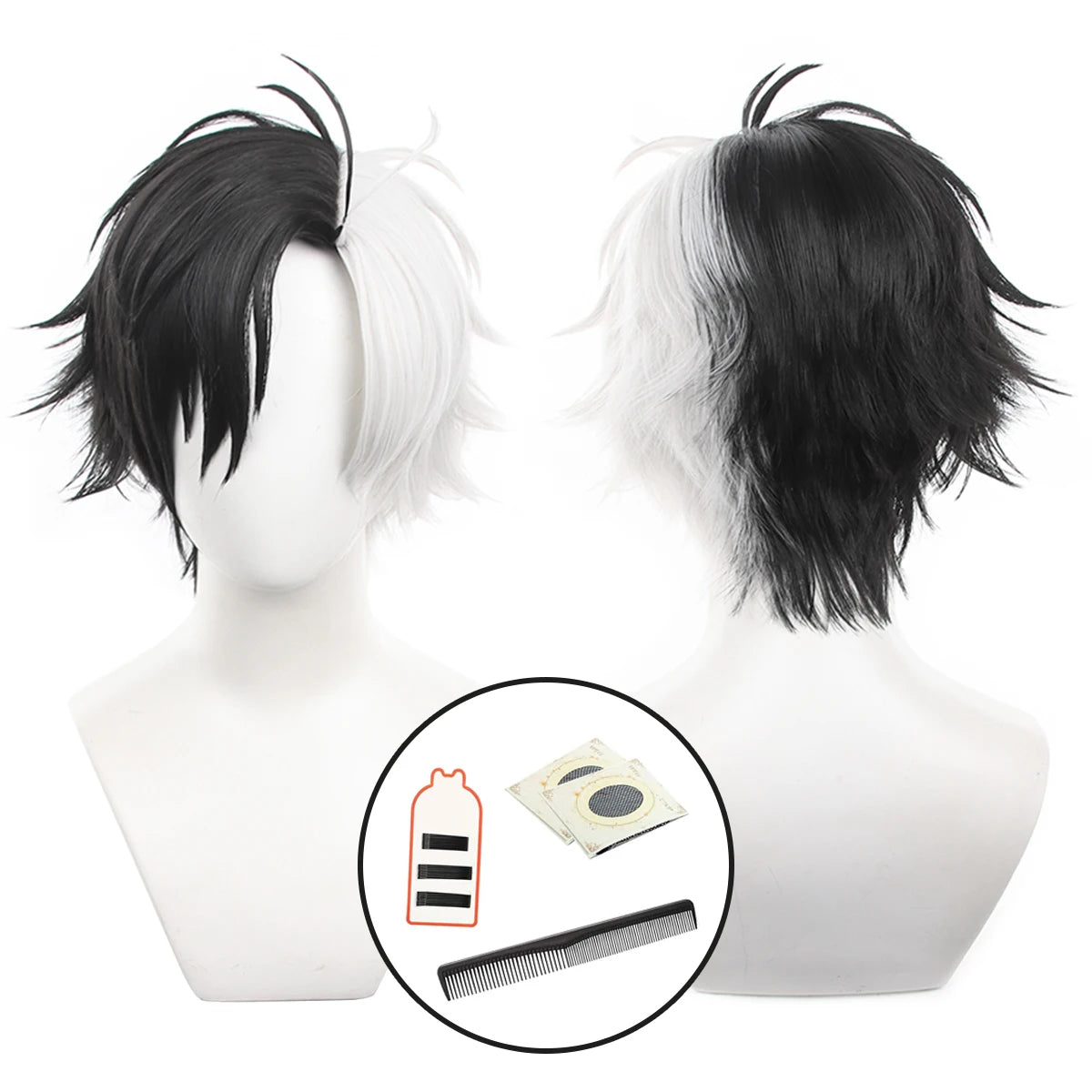 Haruka Sakura Wind Breaker Anime Cosplay Wig - High-Quality Synthetic Fiber, Adjustable Size-Astricos