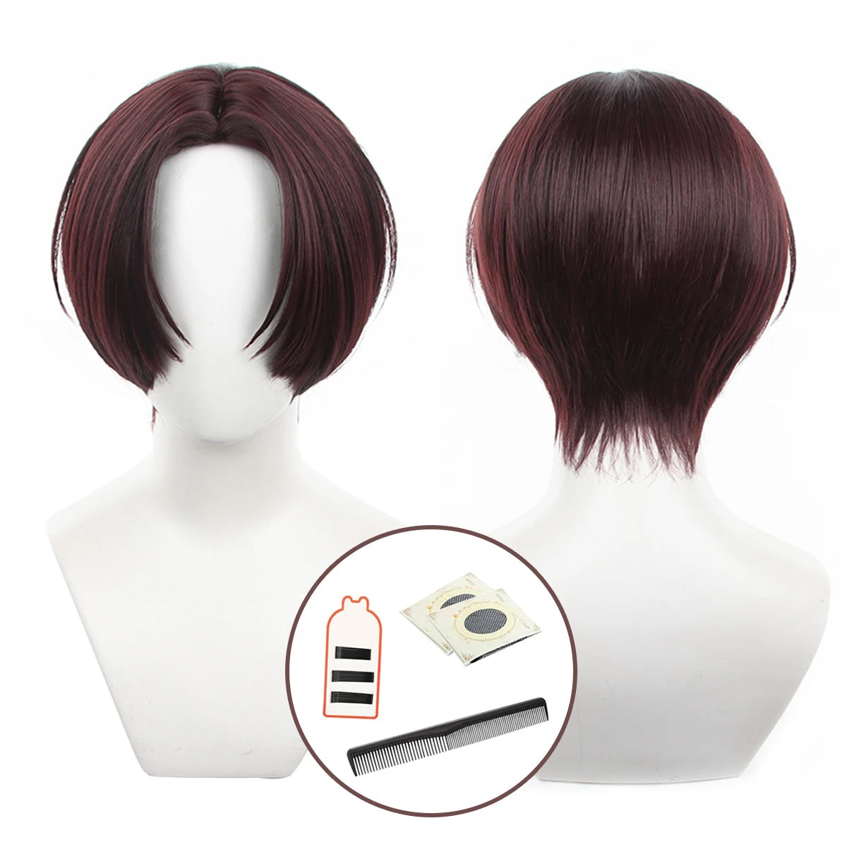 Hayato Suo Wind Breaker Anime Cosplay Wig - Rose Net Synthetic Fiber, Adjustable Size for Halloween-Astricos