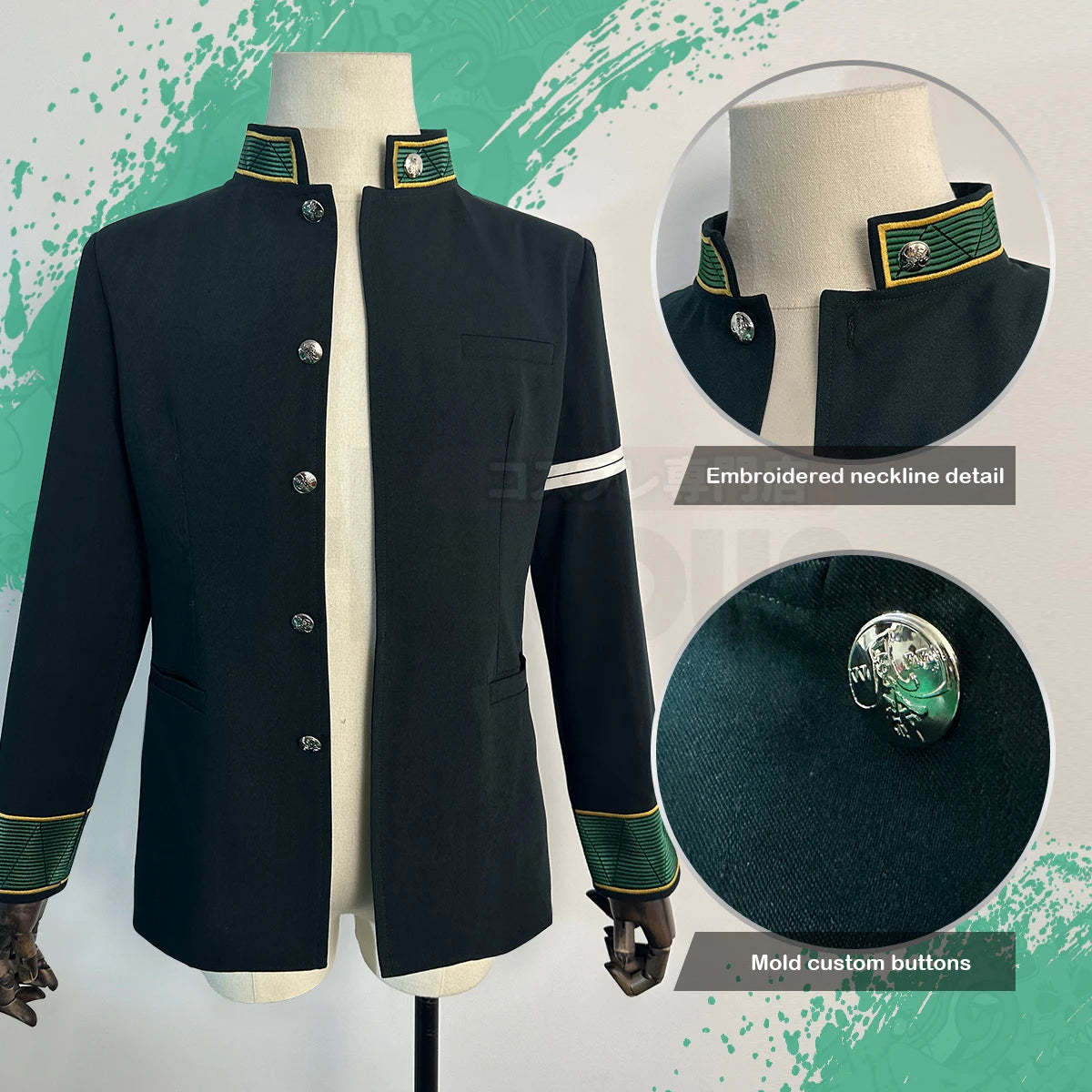 Kaji Ren Wind Breaker Anime Cosplay Costume Jacket - Sophomore School Uniform-Astricos