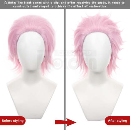 Mitsuki Kiryu Cosplay Wig - Wind Breaker Anime Rose Net Synthetic Fiber Wig for Halloween-Astricos