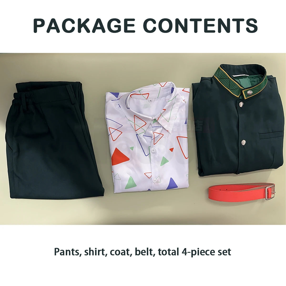 Kiryu Mitsuki Wind Breaker Anime Cosplay Costume - Green Jacket, Pants, Shirt & Belt-Astricos