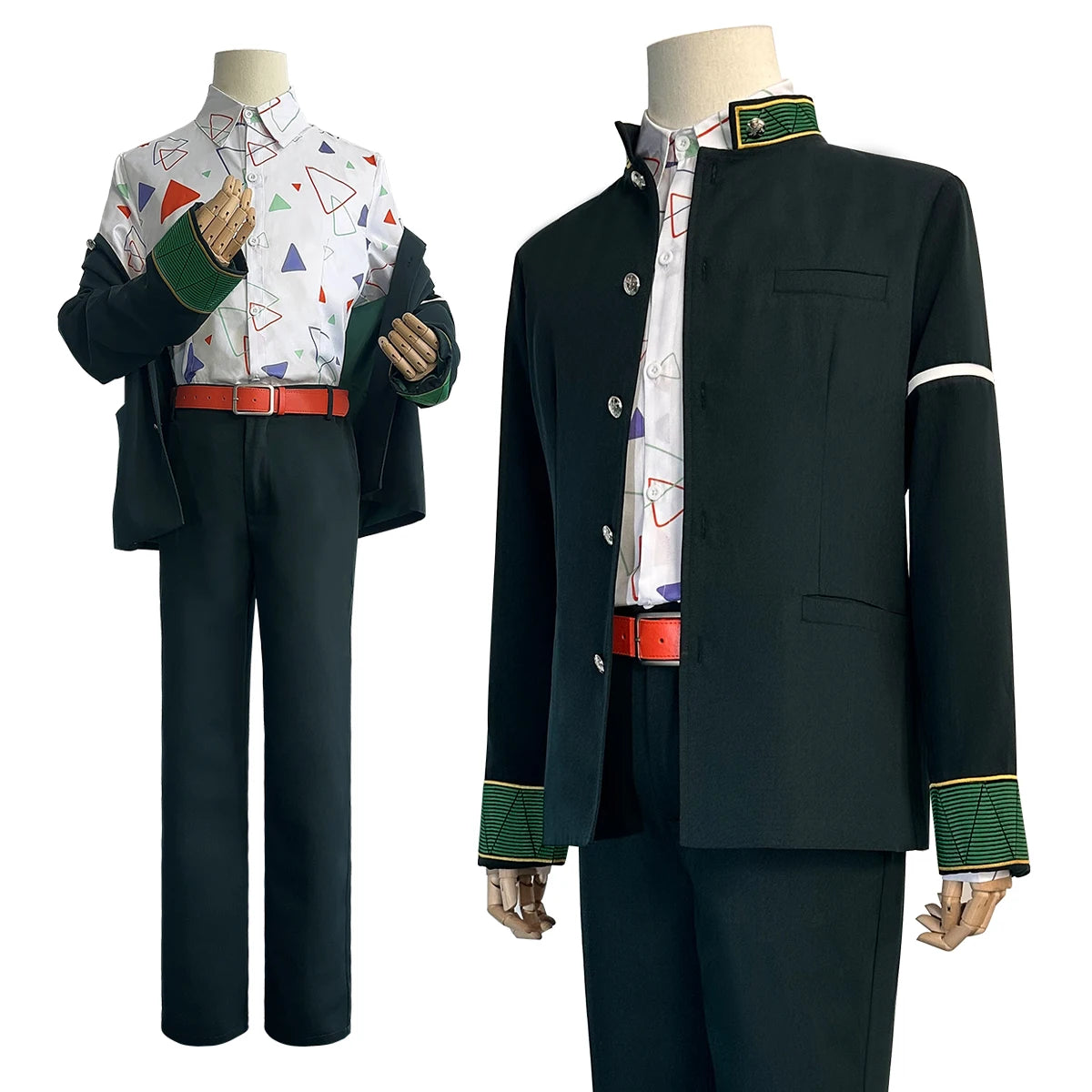 Kiryu Mitsuki Wind Breaker Anime Cosplay Costume - Green Jacket, Pants, Shirt & Belt-Astricos