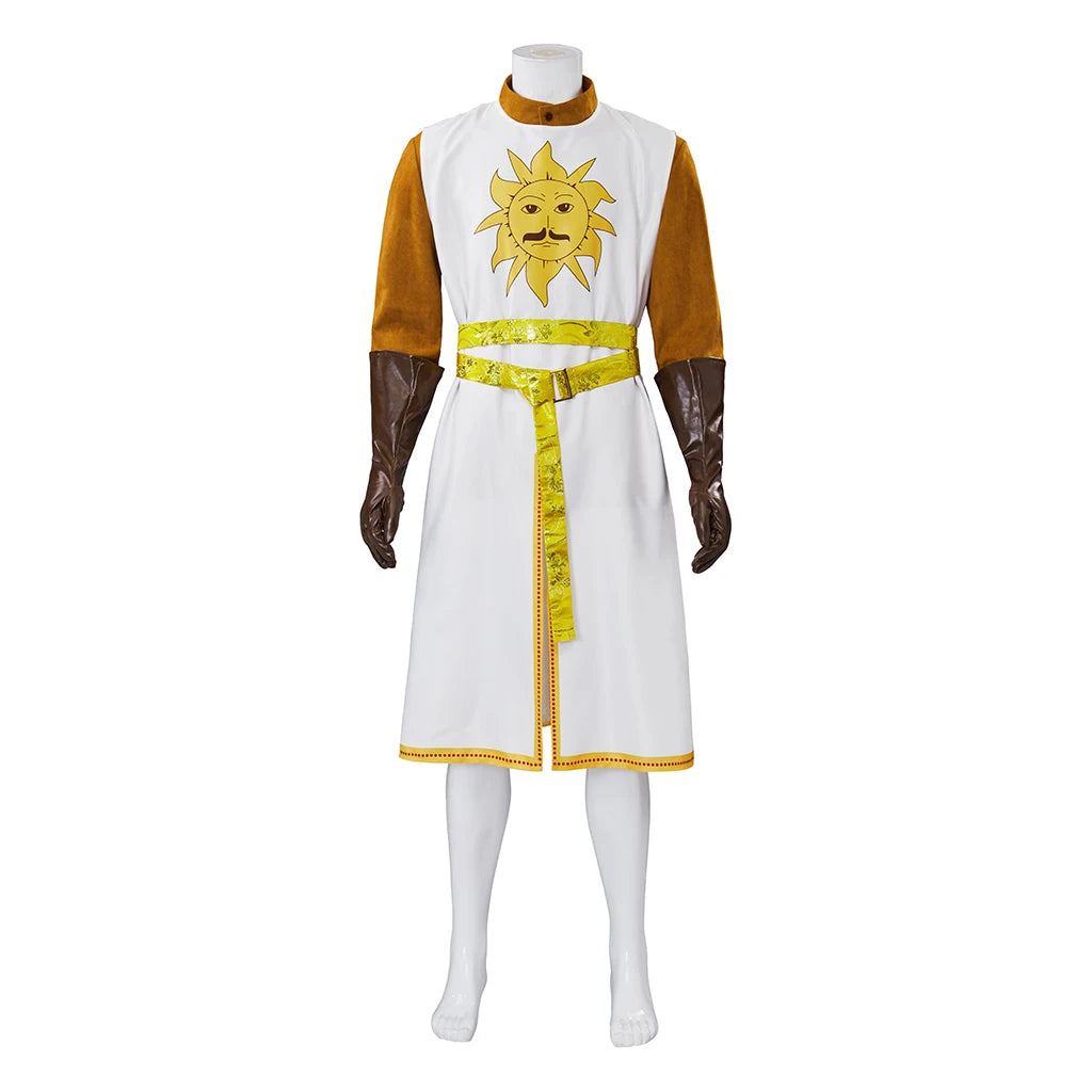 King Arthur Royal Costume for Men - Medieval Halloween Cosplay Outfit-Astricos