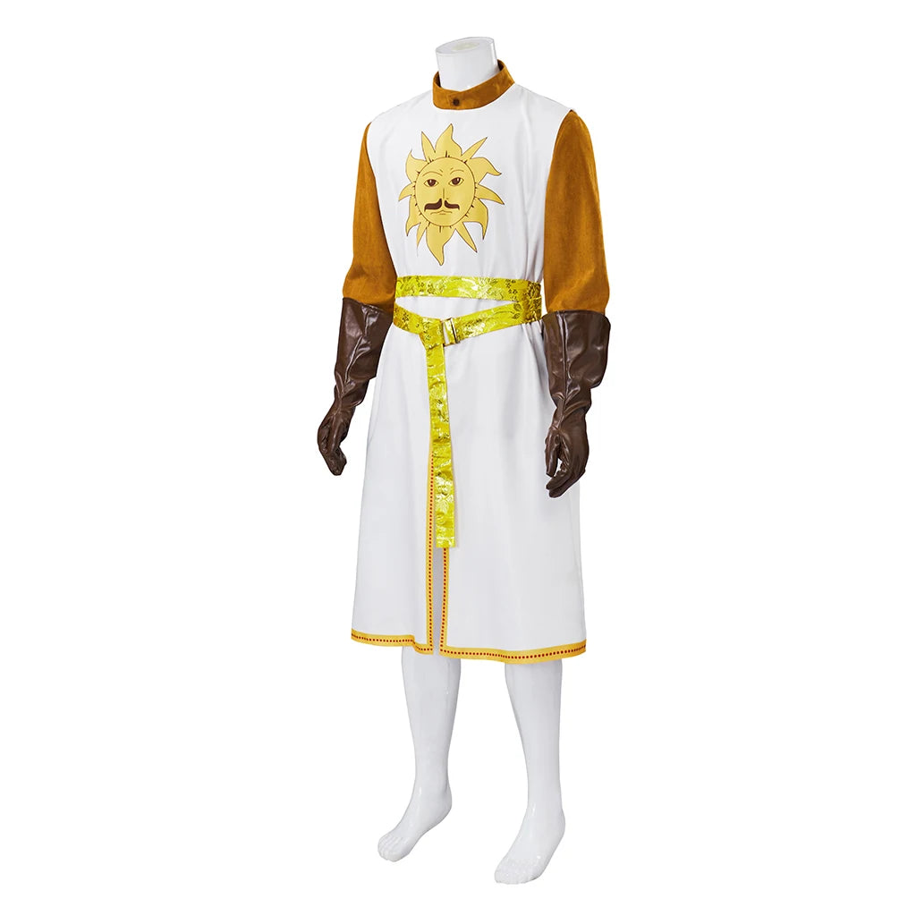 King Arthur Royal Costume for Men - Medieval Halloween Cosplay Outfit-Astricos