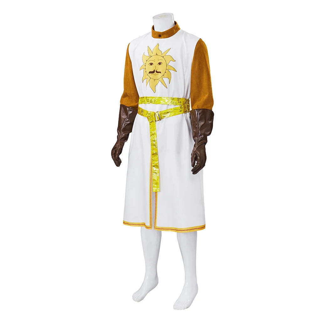 King Arthur Royal Costume for Men - Medieval Halloween Cosplay Outfit-Astricos