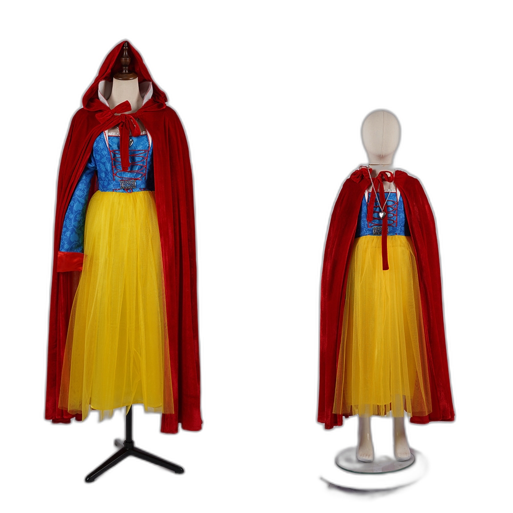 Snow White Cosplay Dress for Stage Performance Halloween Costume - Authentic Disney Princess Outfit-Astricos