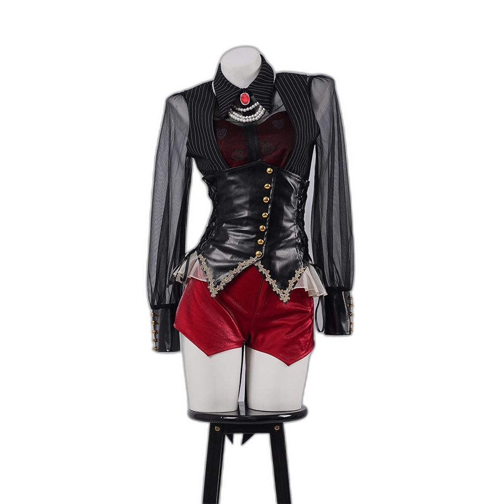 Yuzuki Wakamugi Cosplay Costume - Bang Dream Ave Mujica Anime Character Outfit-Astricos